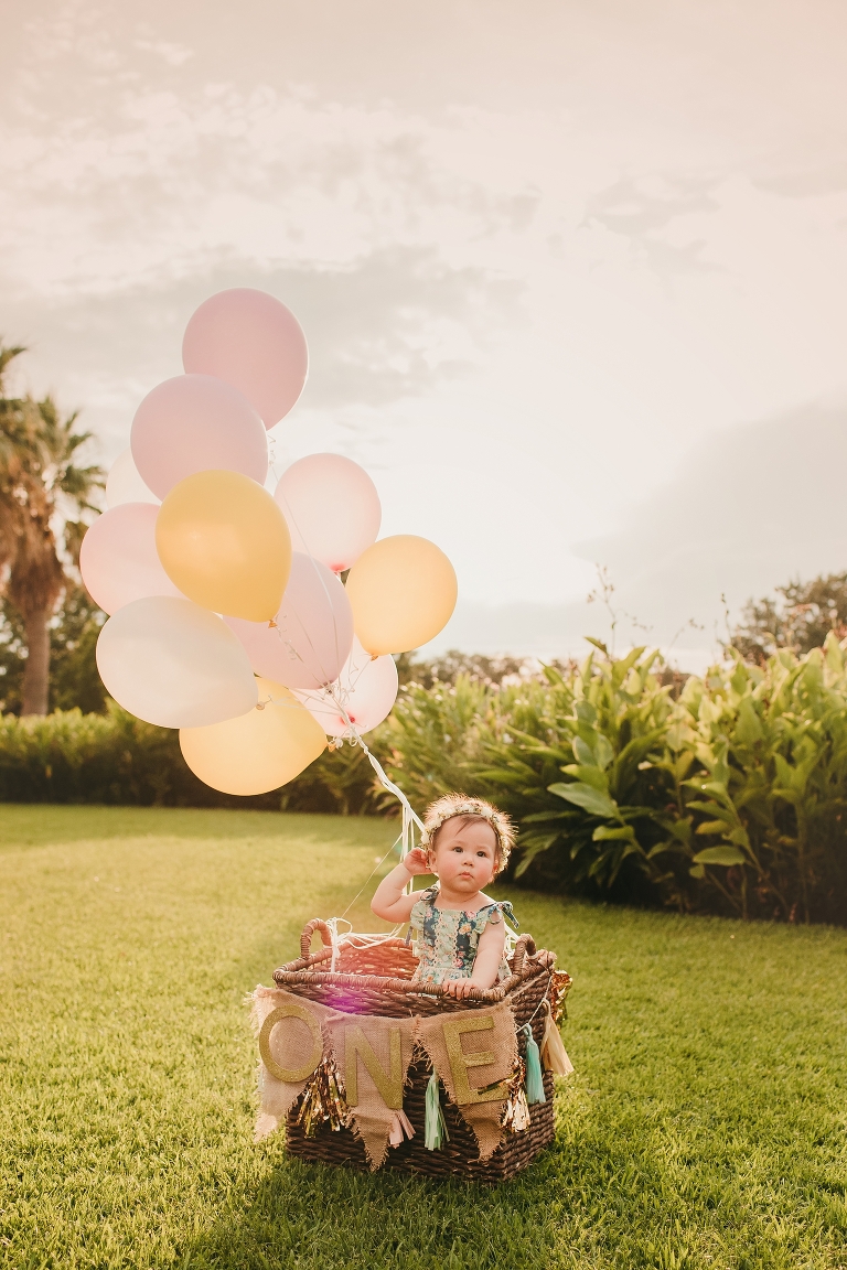 Baby Smashing Cake Photography