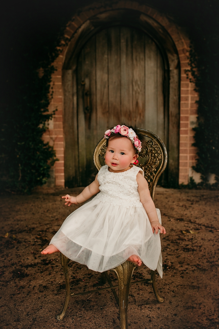 Baby Smashing Cake Photography