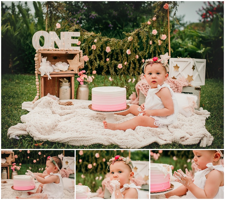 houston cake smash photographer pricing for outdoor cake smashes in the greater houston area.